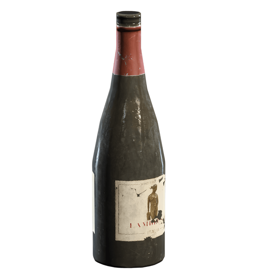 Empty Wine Bottle